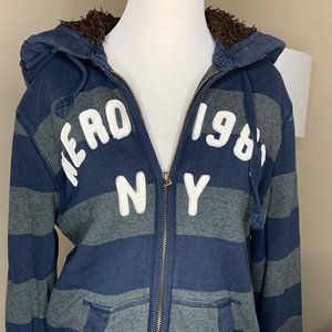 Aeropostale sherpa-lined hoodie, Men's medium